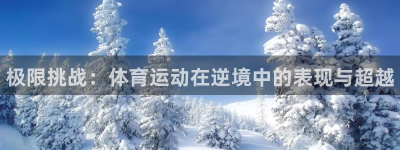 JJB竞技宝官网下载招商：极限挑战：体育运动在逆境中的表现与