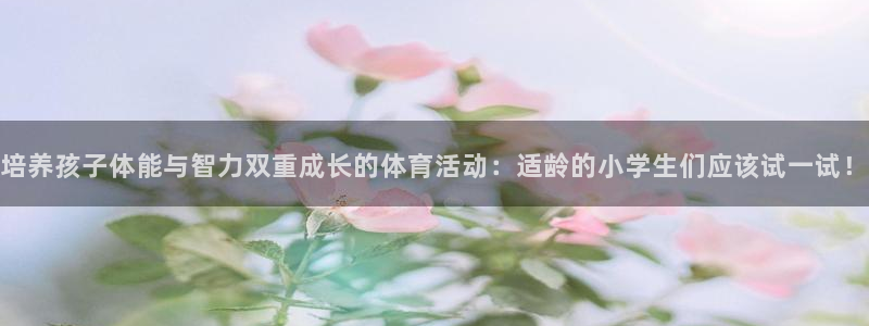 竞技宝怎么样好玩吗不如哈哈电竞：培养孩子体能与智力双重成长的
