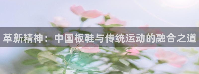  竞技宝黑钱吗是真的吗：革新精神：中国板鞋与传统运动的融合之道